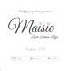 Geboortekaartje Maisie CREET!NL©