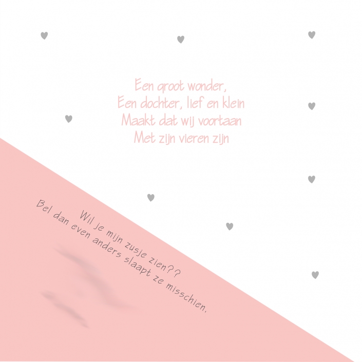 Geboortekaartje Maisie CREET!NL©
